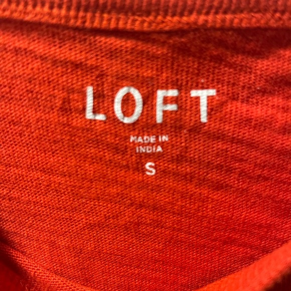 LOFT Red Tank Top with Daisy Embroidery - Picture 6 of 8